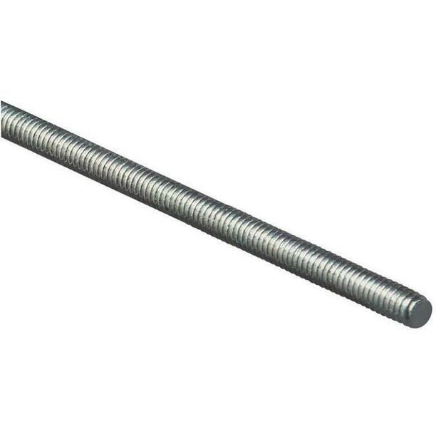 5 STANLEY 179507 5/16"-18 X 36" ZINC PLATED THREADED ROD 5524293 NEW LOT OF 5 STANLEY 179507 5/16"-18 X 36" ZINC PLATED THREADED ROD 5524293 NEW LOT OF